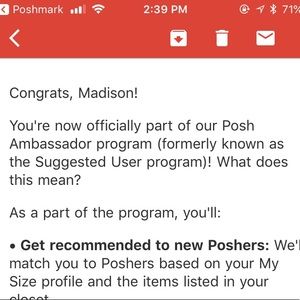 Buy confidently! I’m a Posh Ambassador! 🌟